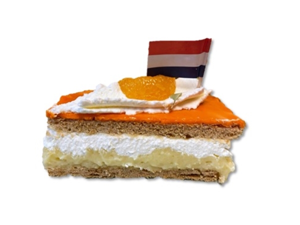 Oranje tompouce dubbel