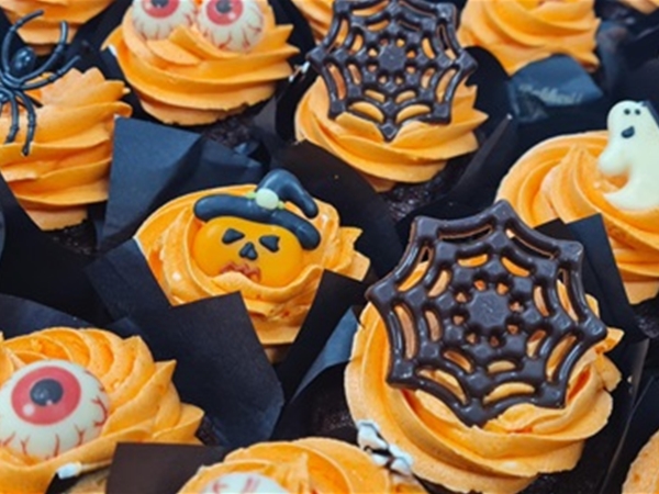 Halloween cupcake choco