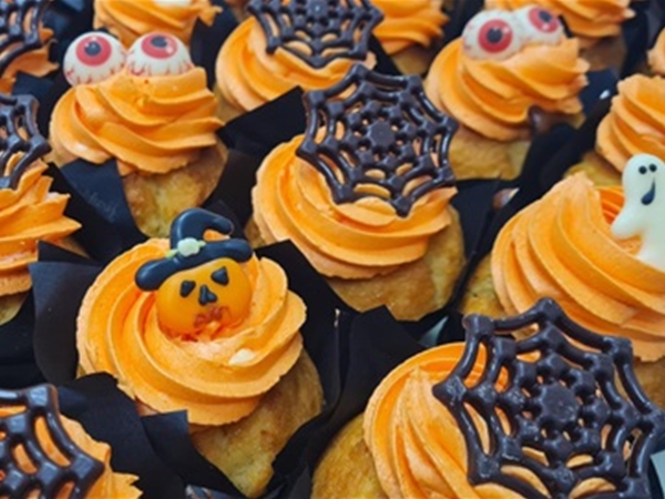 Halloween cupcake naturel